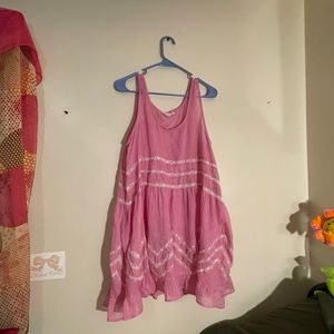 young threads linen dress